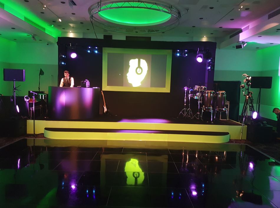 Black Dance Floor Hire