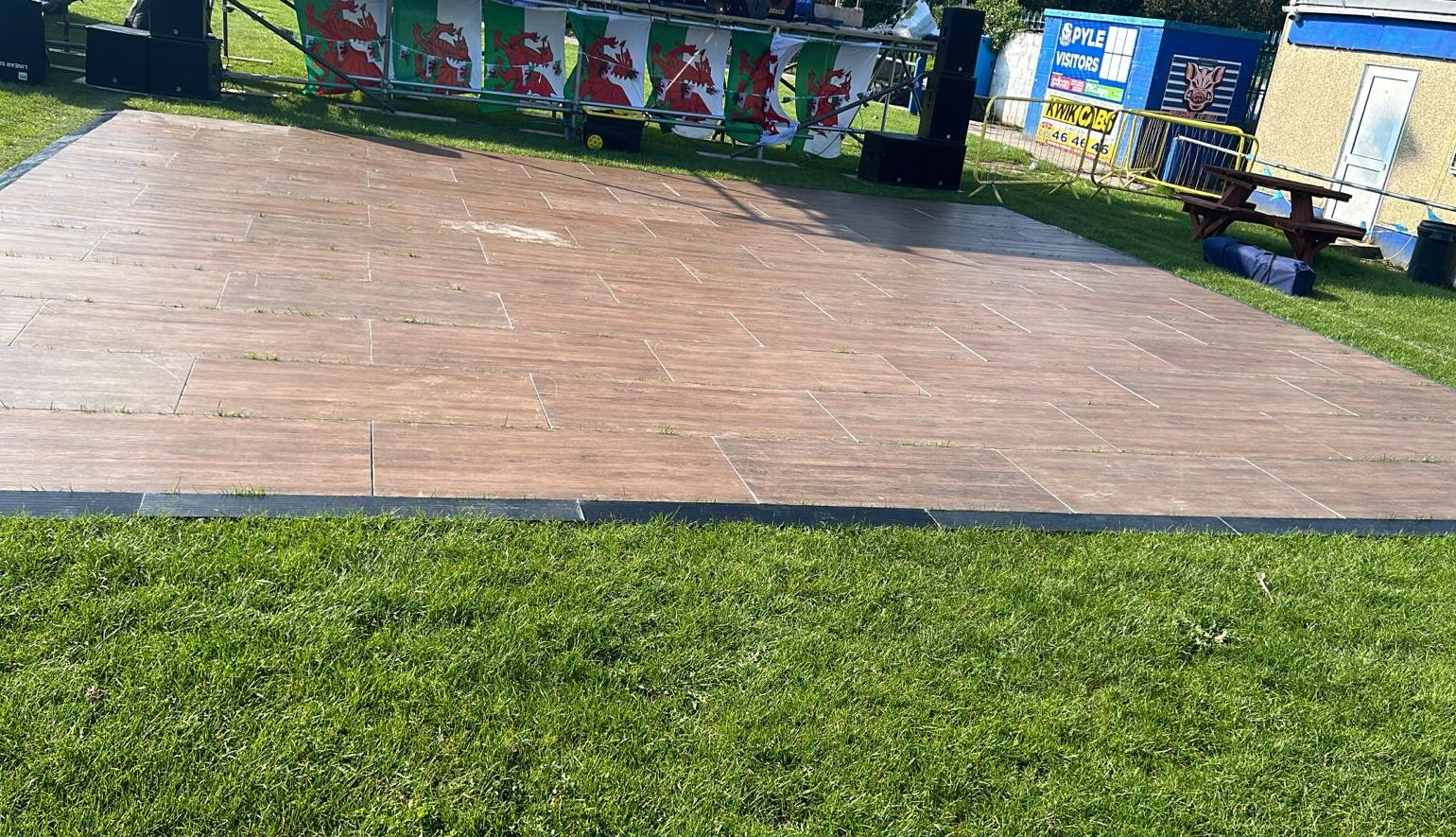 Oak Parquet Dance Floor Hire